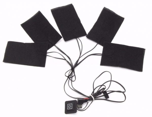 USB ohrievač na sušenie odevov