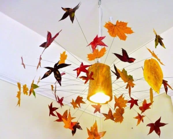 Podzimní dekorace na strop