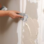 Plasterboard wall plaster