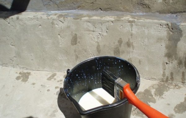 Kjellergrunning med betongkontakt