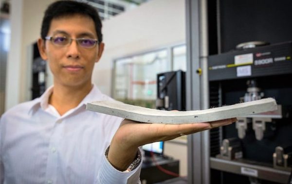 Fleksibel betong fra Singaporeanske forskere