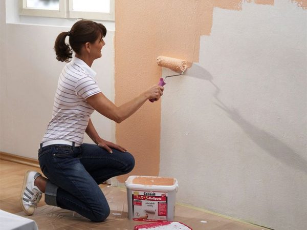 Akrilo dažai sienoms dažyti
