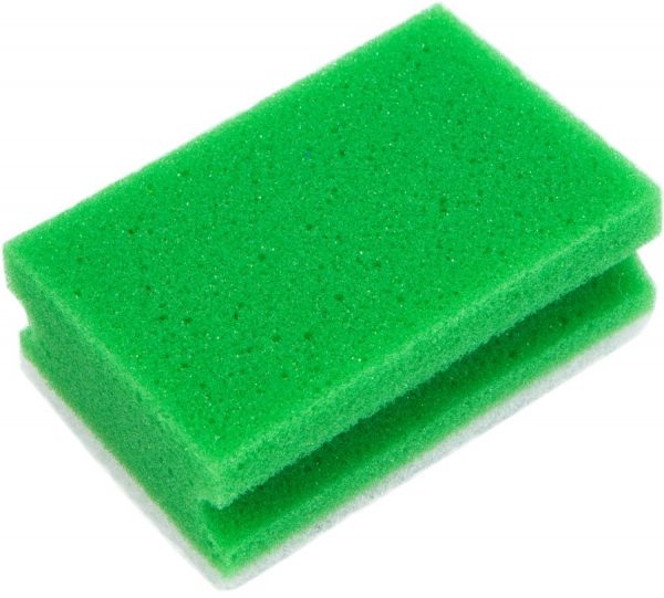 Zelená penová špongia